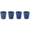 CONJ. 4 COPOS DE CAFÉ UNDER THE SEA